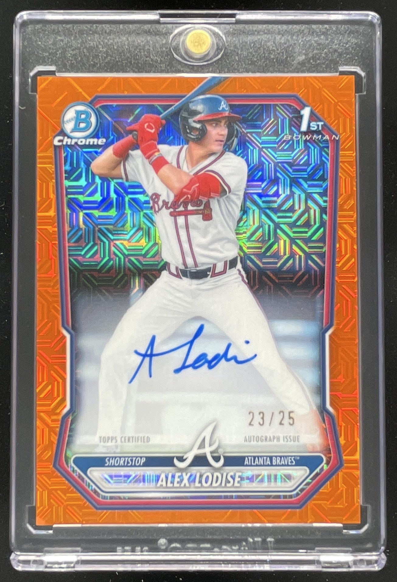 2026 Bowman Chrome Mega Box Orange Mojo Refractor #ALO Alex Lodise