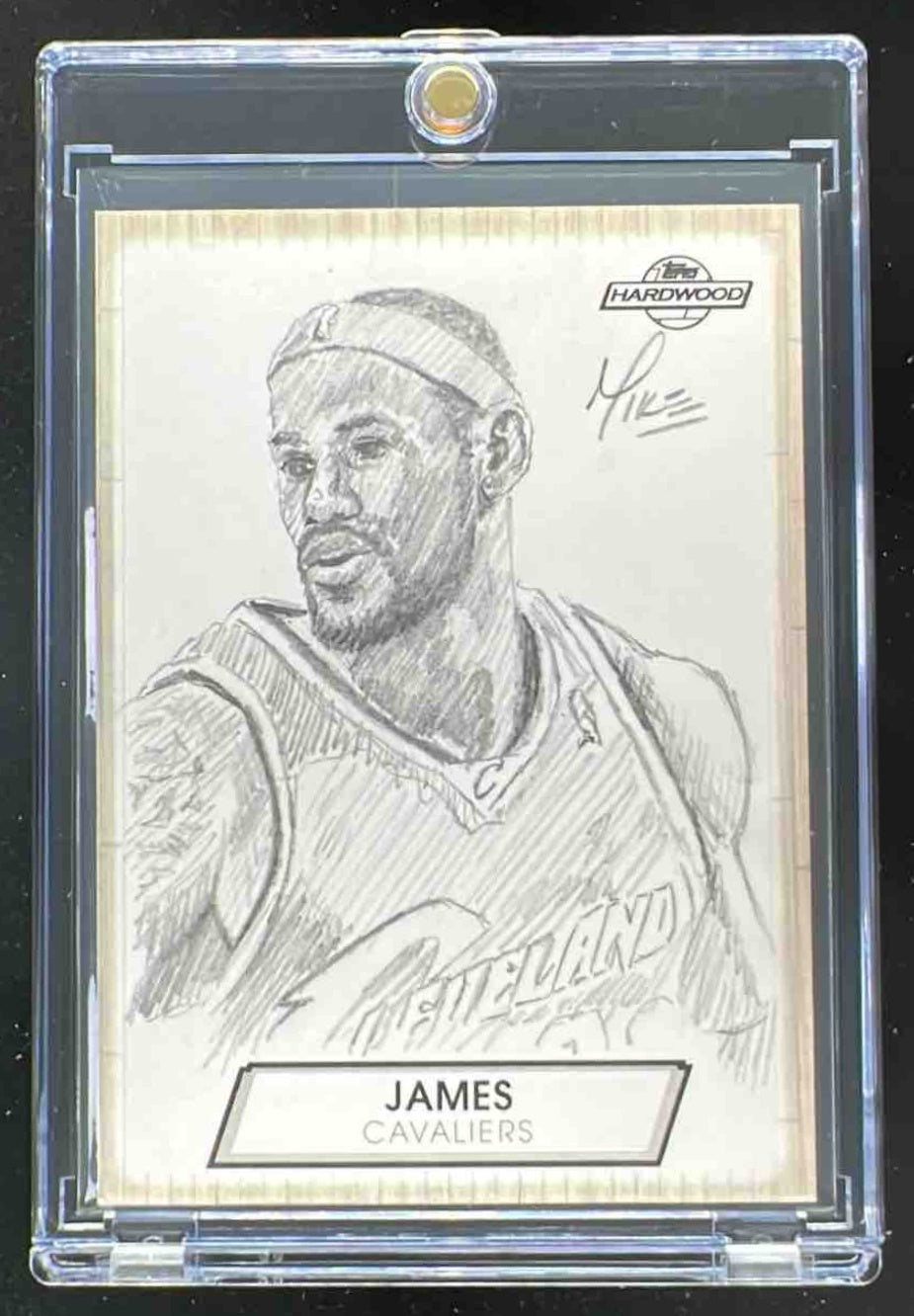 2008-09 Topps Hardwood Sketches #HS-LJ LeBron James 1/1 – Burbank