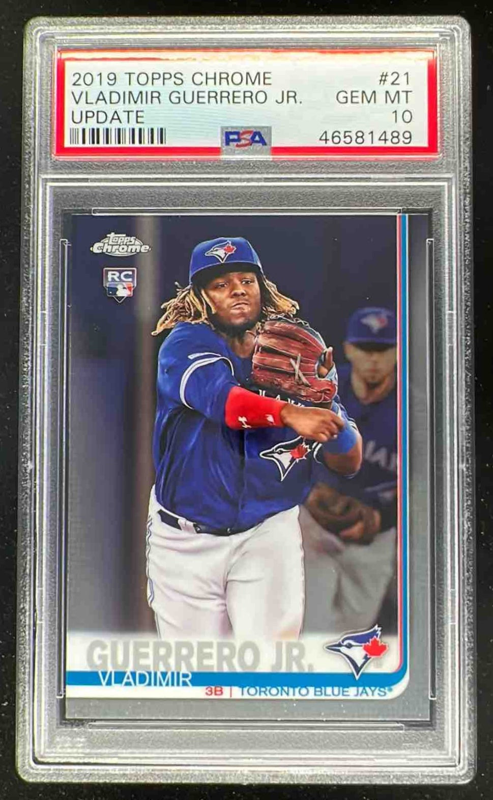 2019 Topps Chrome Update #21 Vladimir Guerrero Jr. RC PSA 10