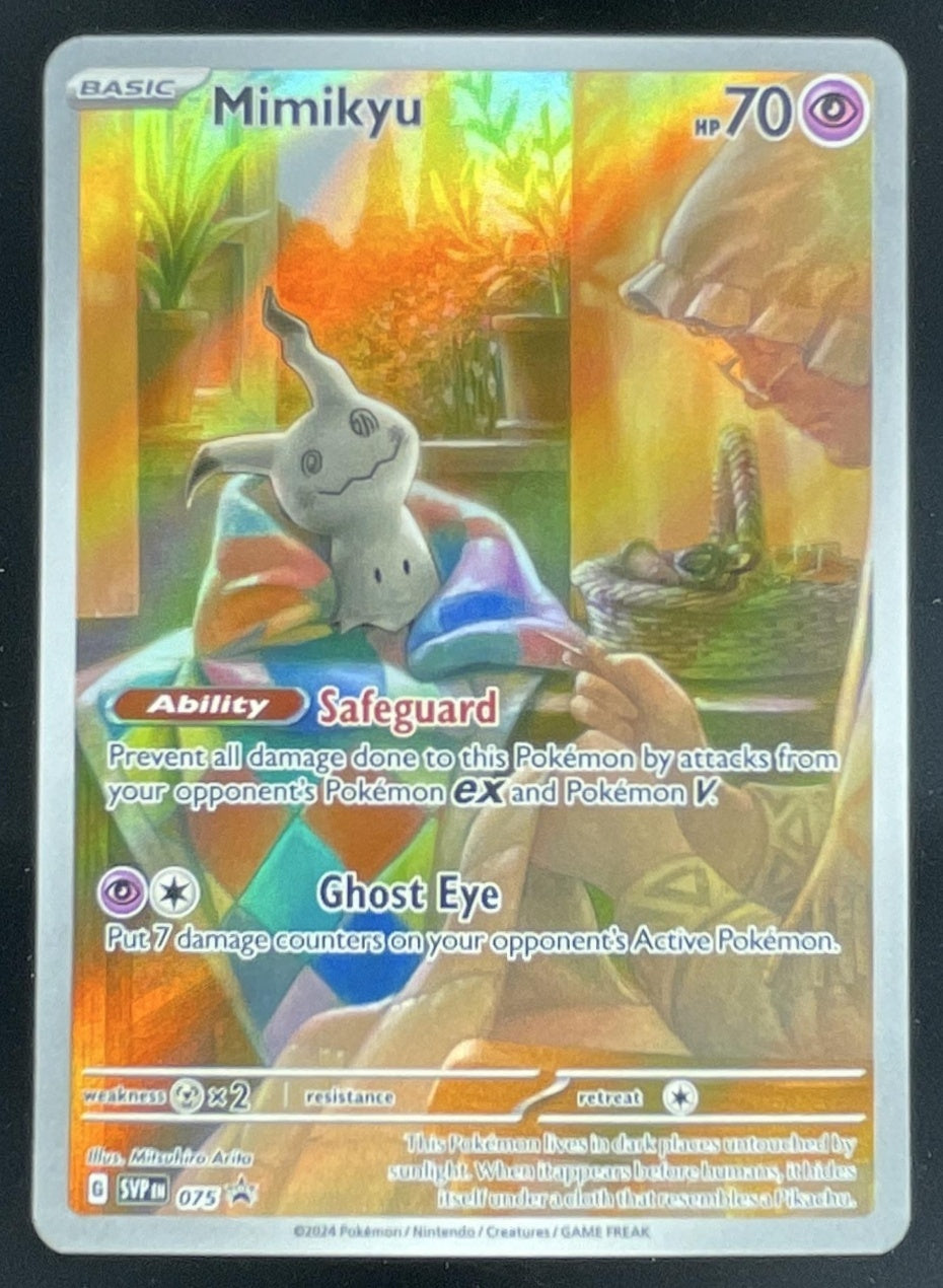 ぽめ⭐︎ 2024 Pokemon SV Black Star Promos Promos #075 Mimikyu – Burbank Cards