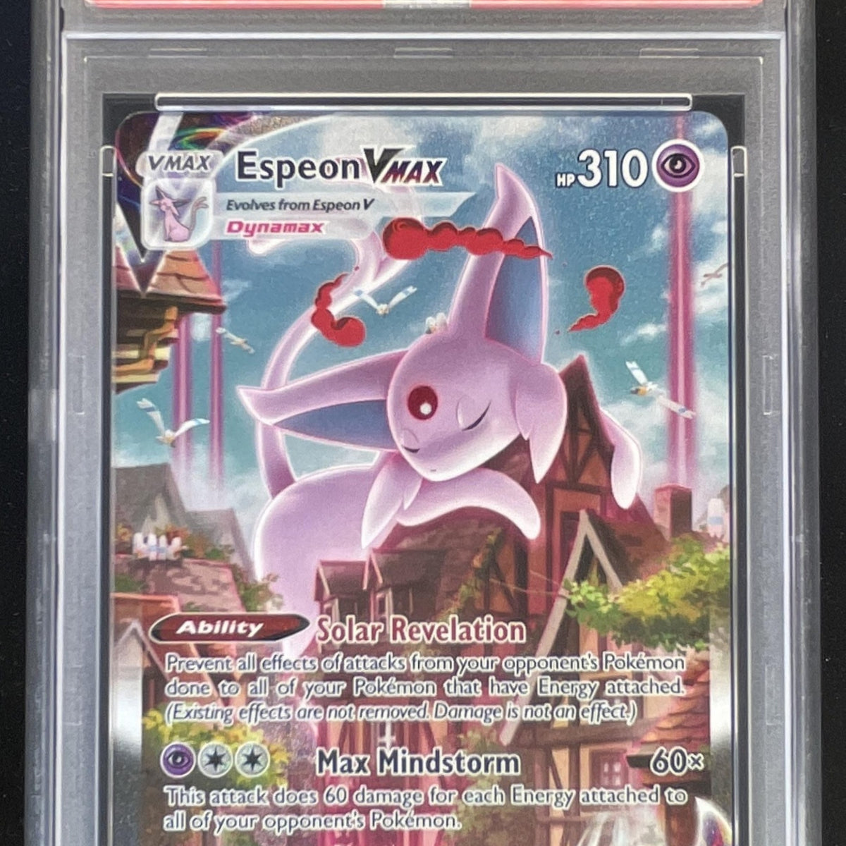 2021 Pokemon Sword & Shield Fusion Strike #270/264 Espeon VMAX PSA 9 – Burbank Cards
