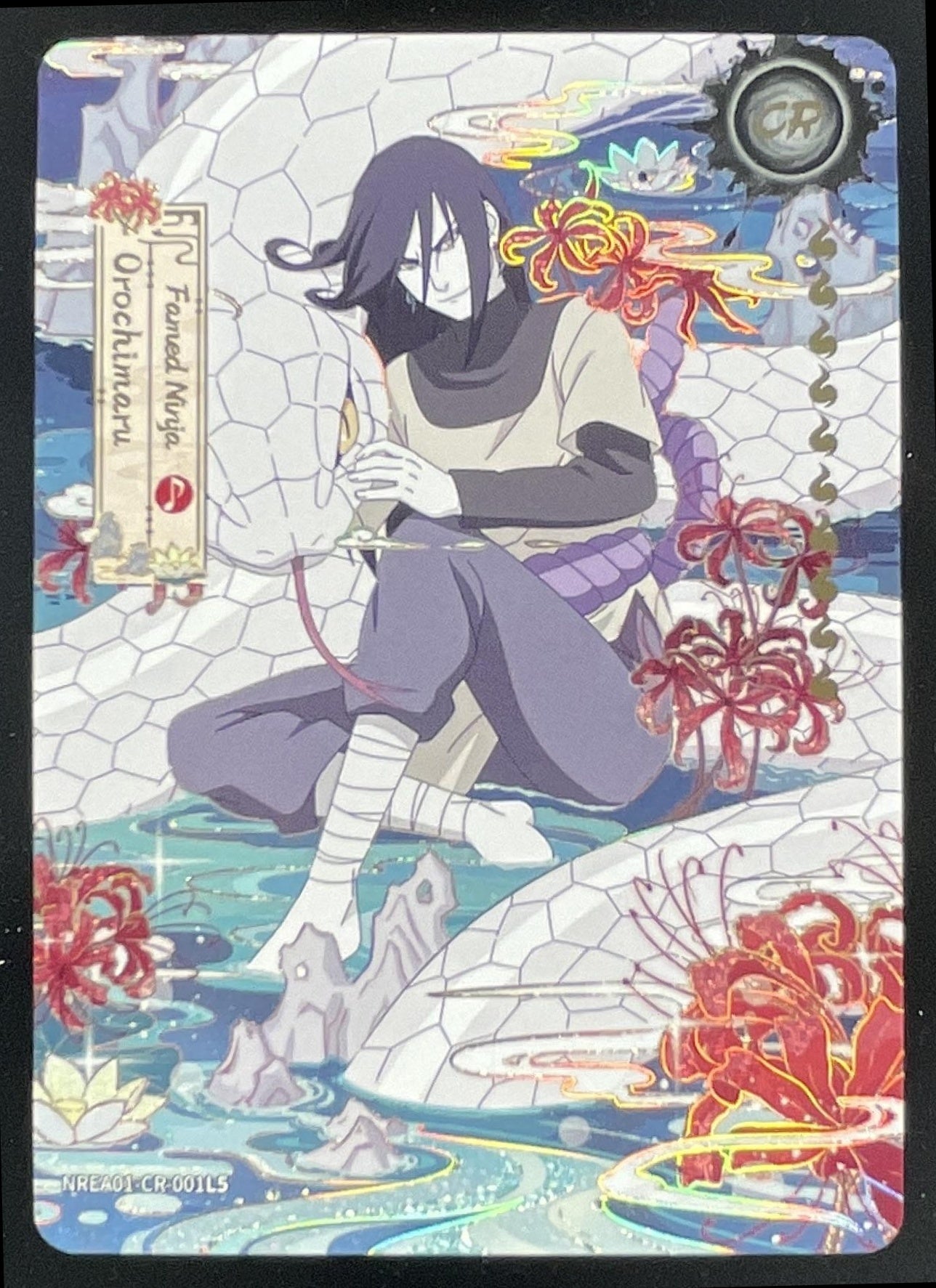 Kayou Naruto Series 1: #NREA01-CR-001L5 Orochimaru – Burbank Cards
