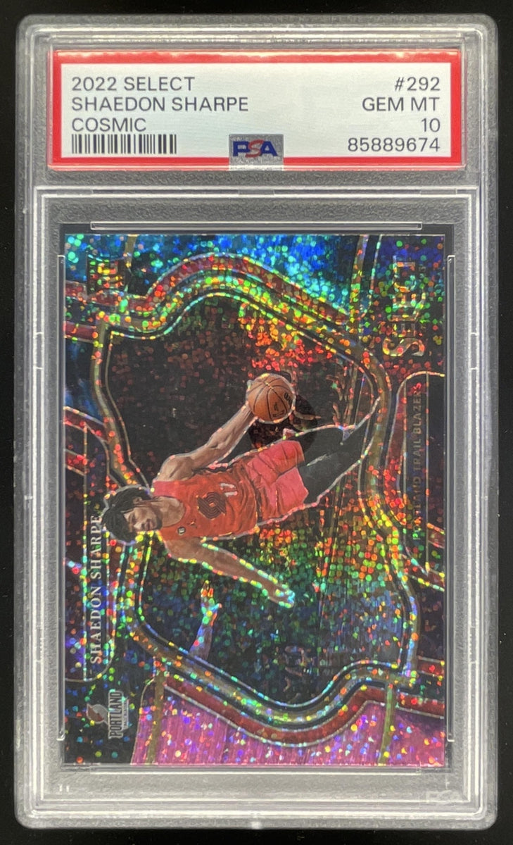 2022-23 Panini Select Cosmic Prizm SSP #292 Shaedon Sharpe RC 
