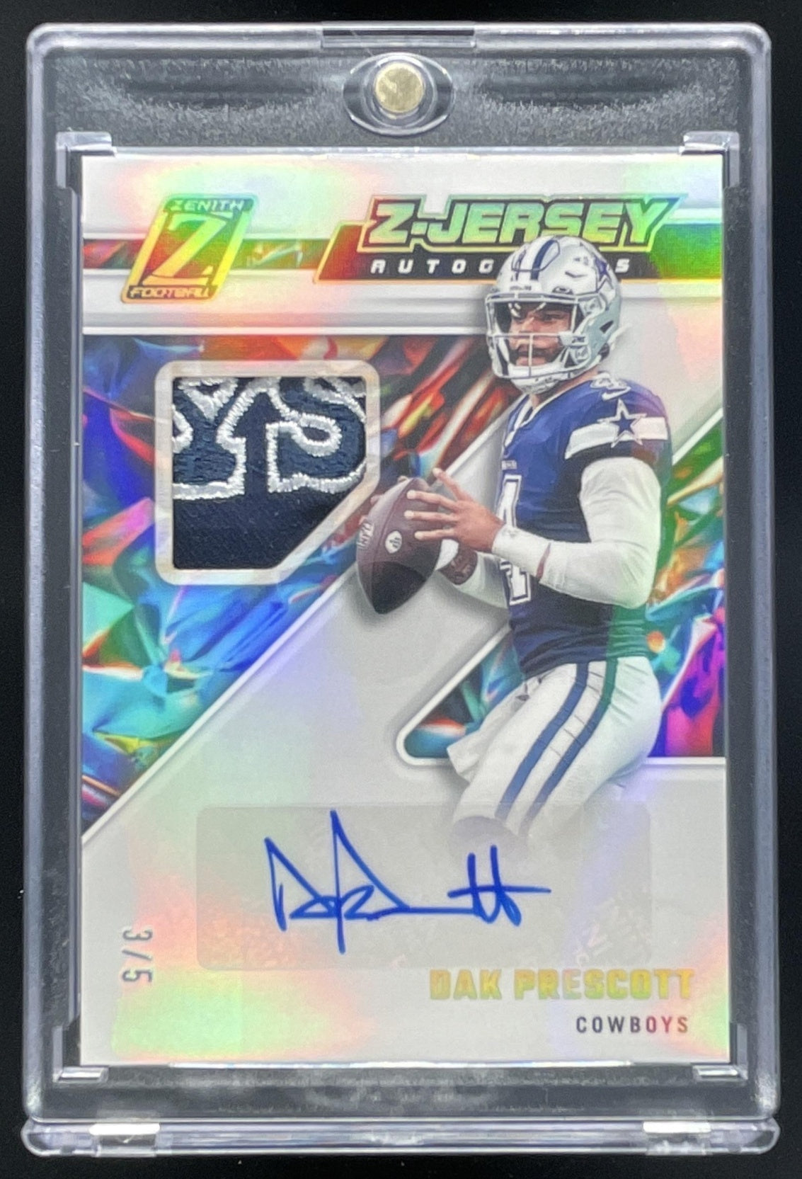 2022 Panini Zenith Z Jersey Autographs Gold #ZJA-DP Dak Prescott