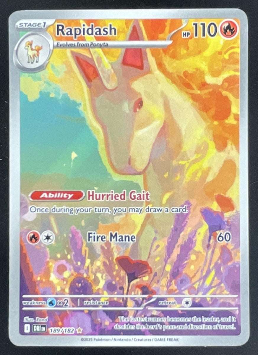 2025 Pokemon Destined Rivals #189/182 Rapidash