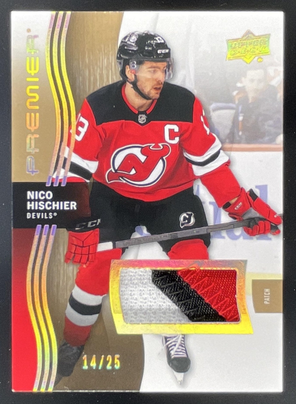 2023-24 Upper Deck Premier Memorabilia Premium #37 Nico Hischier
