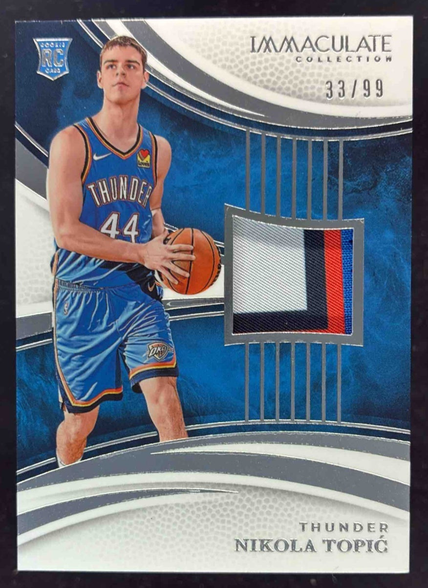 2024-25 Panini Immaculate Collection Rookie Patches #153 Nikola