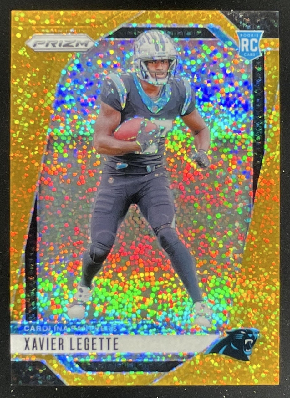 2024 Panini Prizm Gold Sparkle Prizm #398 Xavier Legette RC /24