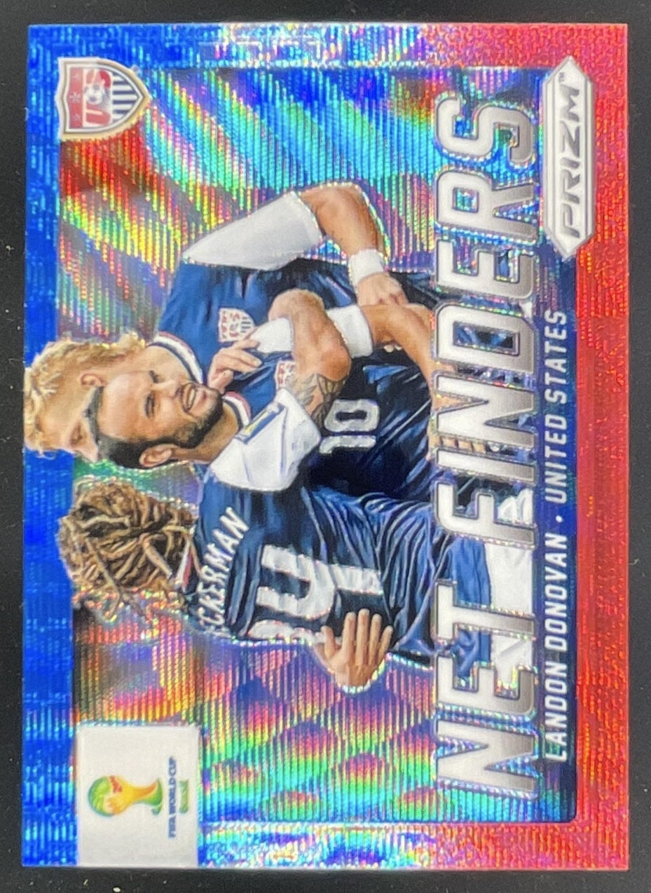 2014 Prizm FIFA World Cup Brazil Net Finders Blue Red Blue Wave