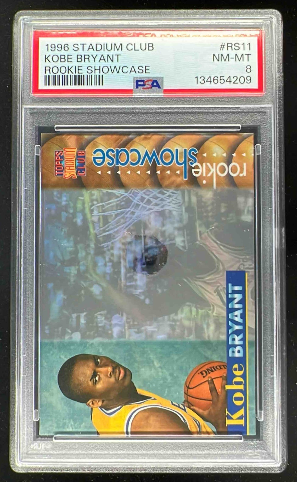 1996-97 Topps Stadium Club Rookie Showcase #RS11 Kobe Bryant RC