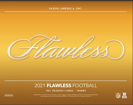 2021 Panini Flawless Football 1st Off The Line Hobby 2-Box Case