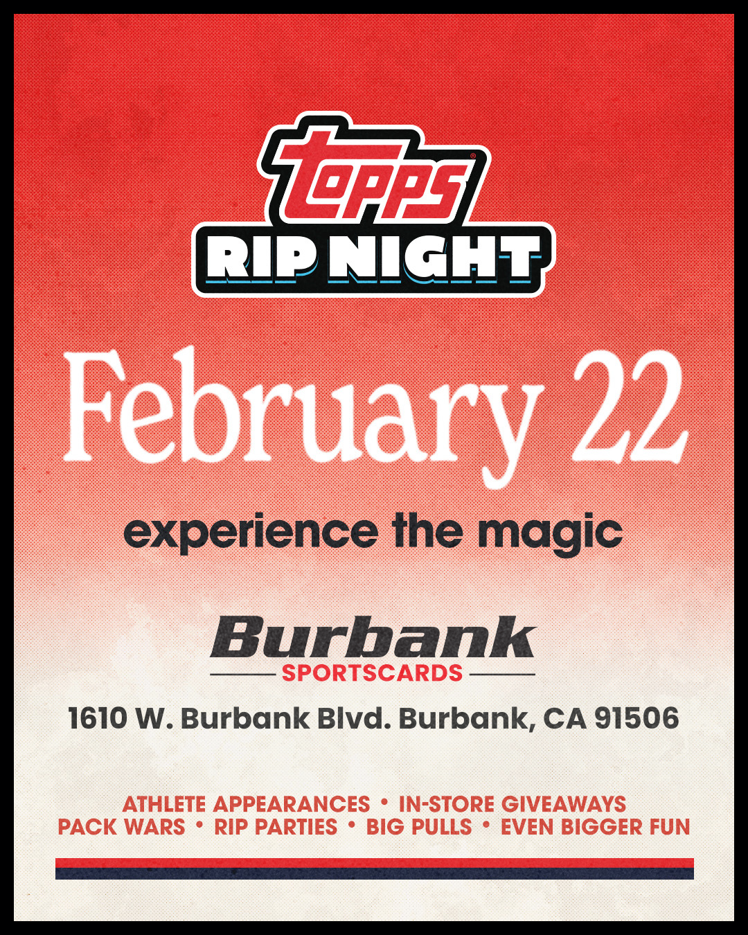 Burbank Sports x Topps 2/22/25 Rip Night!