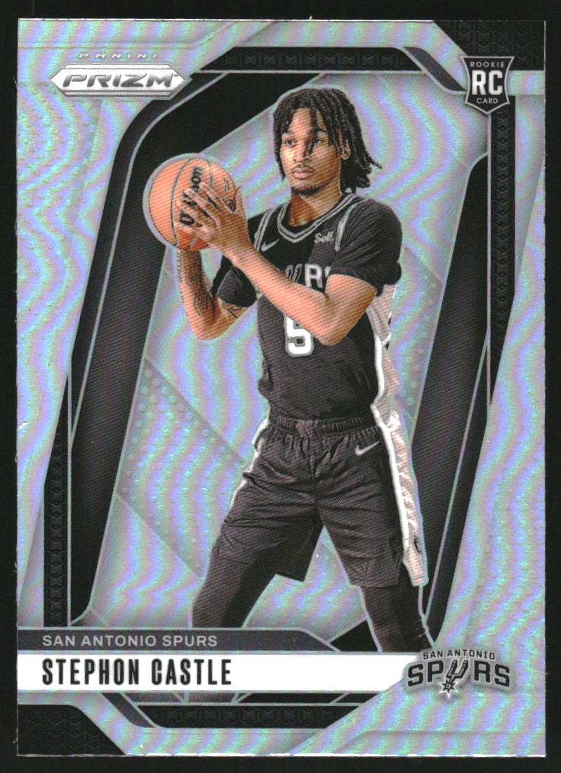 2024-25 Panini Prizm Prizms Silver #234 Stephon Castle RC