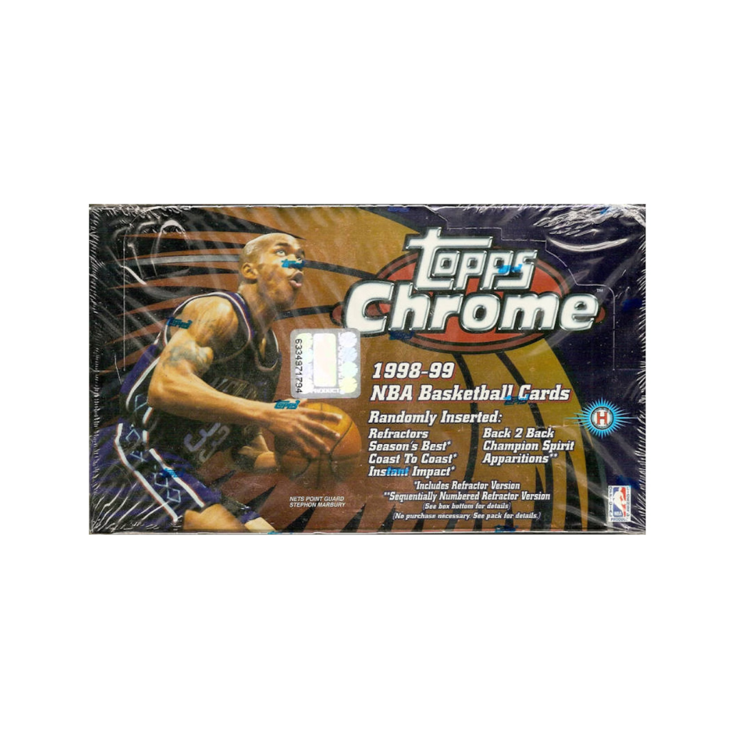 1998-99 Topps Chrome Basketball Hobby Box