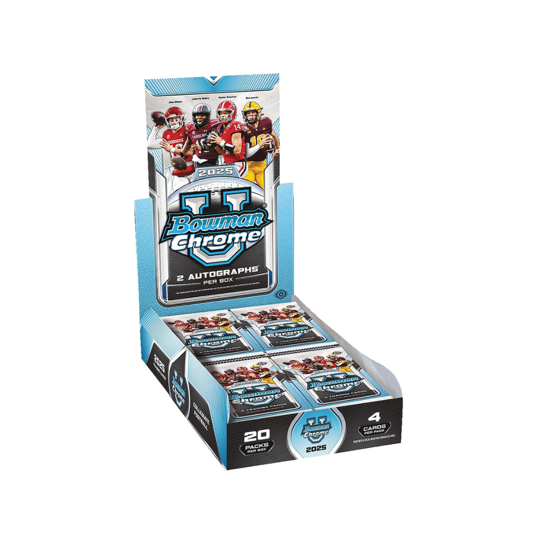 2025 Bowman University Chrome Football Hobby Box