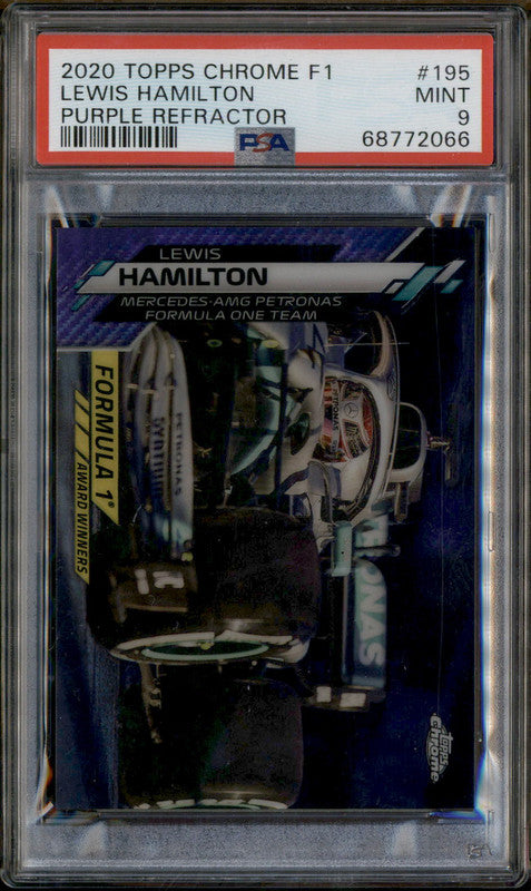 2020 Topps chrome f1 Hamilton PSA9 2020 Topps Chrome F1 ルイス