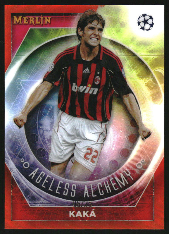 2022-23 Topps Merlin UEFA Ageless Alchemy Orange Refractors