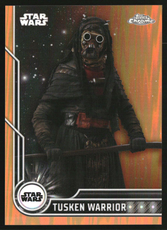 2023 Topps Chrome Star Wars Orange Refractors #95 Tusken Warrior