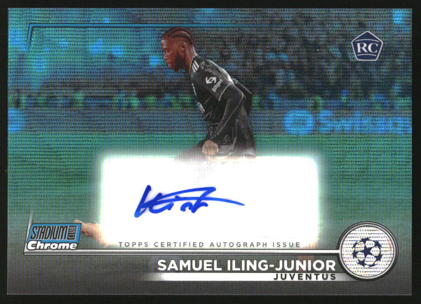 Topps Chrome SAMUEL ILING 直筆サインカード RC 2023 SAMUEL ILING JUNIOR 016/250 TOPPS CHROME UEFA CHAMPIONS