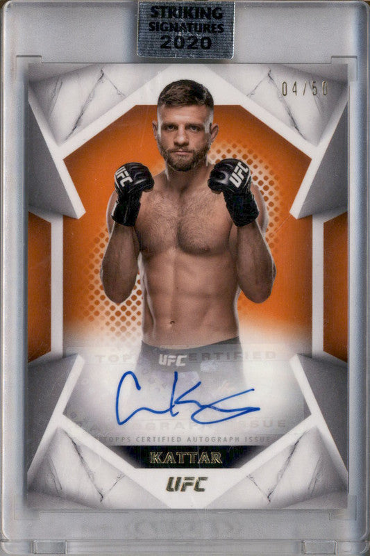 Calvin kattar shops Signed UFC Glove