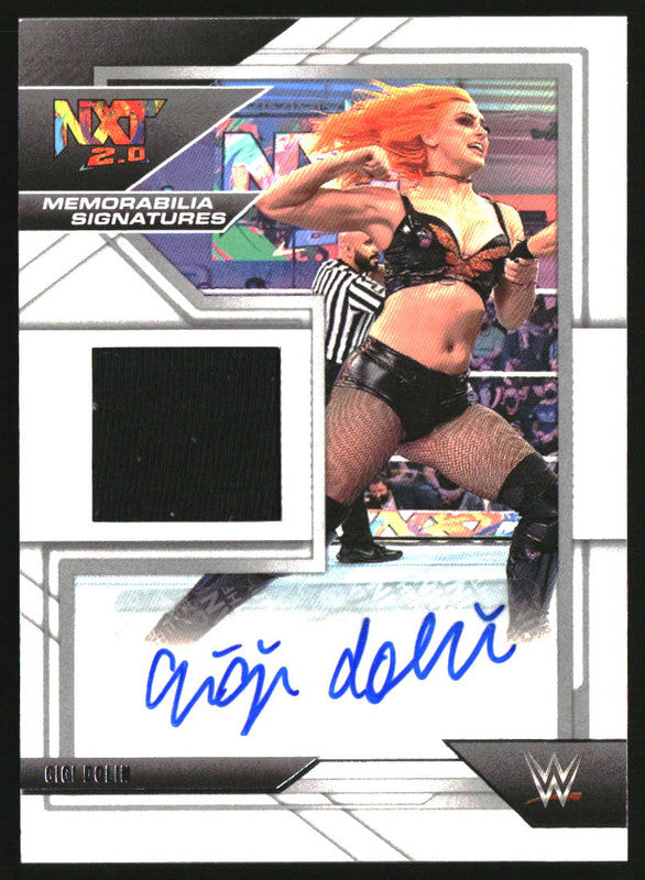 2022 Panini WWE NXT Memorabilia Signatures #MSGGD Gigi Dolin Auto