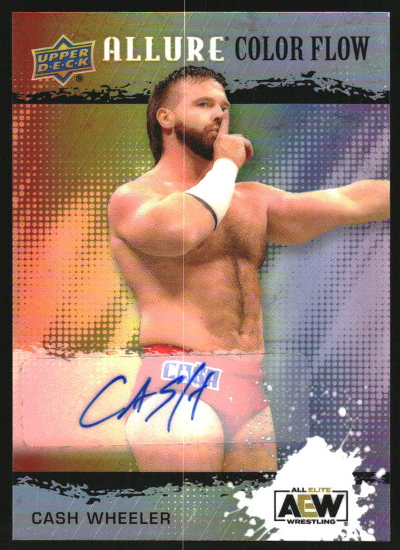 2022 Upper Deck Allure AEW Color Flow Autographs #R4 Cash Wheeler