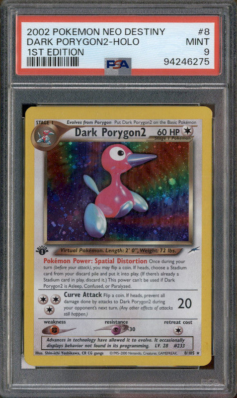 PSA 9 Dark shops Porygon