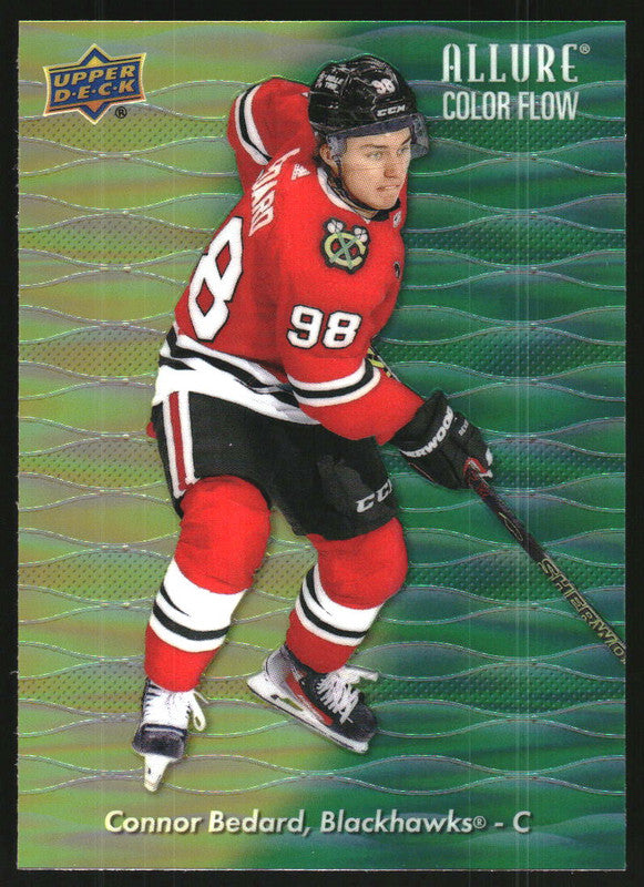 2023-24 Upper Deck Allure Color Flow Yellow Green #CF16 Connor