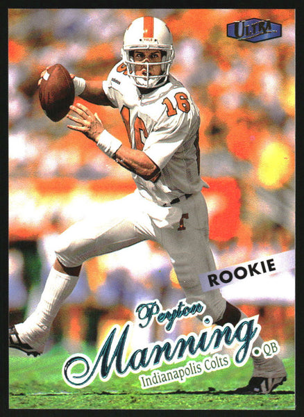 1998 Ultra #201 Peyton Manning RC Rookie – Burbank Cards