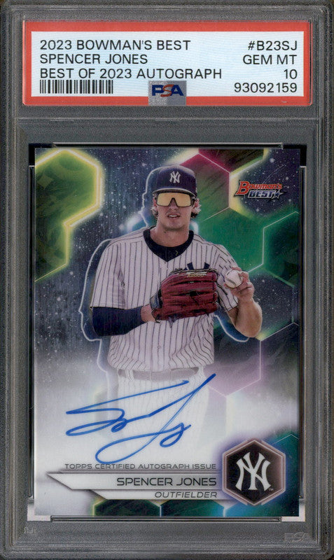 2023 Topps Pro Debut SPENCER JONES PD-59 1st Choice Gem Mint 10 Graded |  eBay