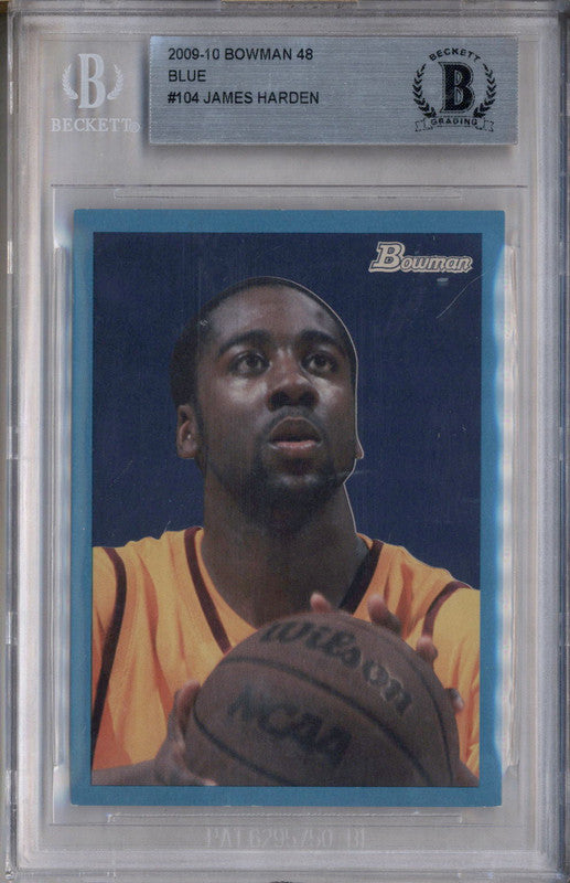 James harden bowman blue popular rc /1948