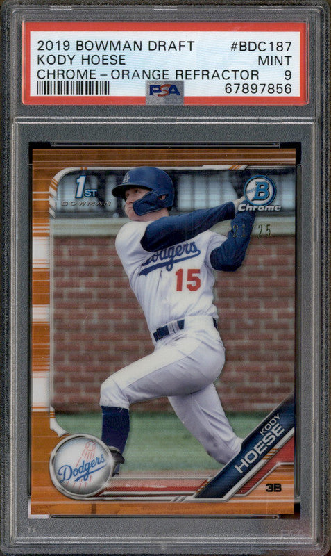 2019 Bowman outlets Kody Hoese Rookie