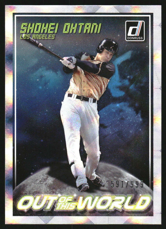 Shohei Otani on sale donruss rookie /999