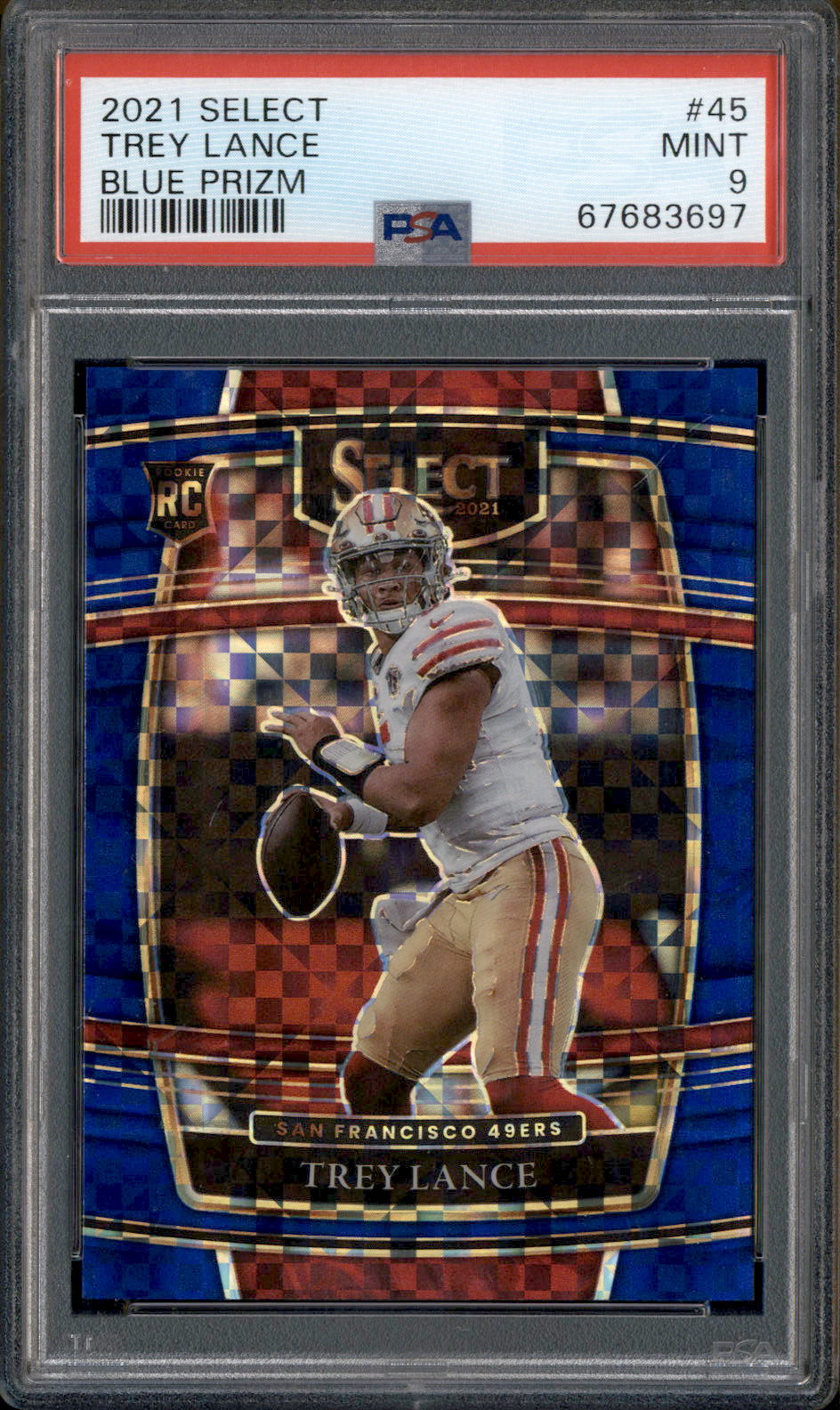 Sale 49ers Trey Lance RC Prizm PSA 9