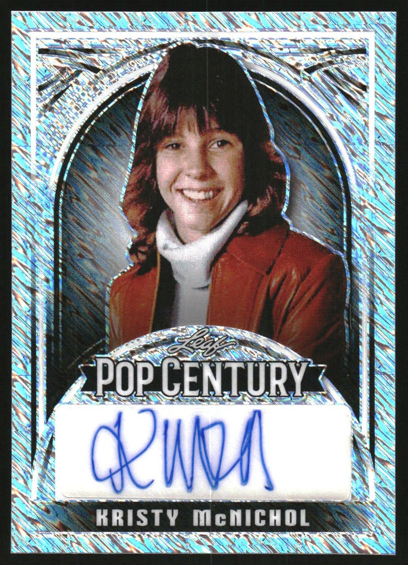 2024 Leaf Pop Century Silver Shimmer Autograph Kristy