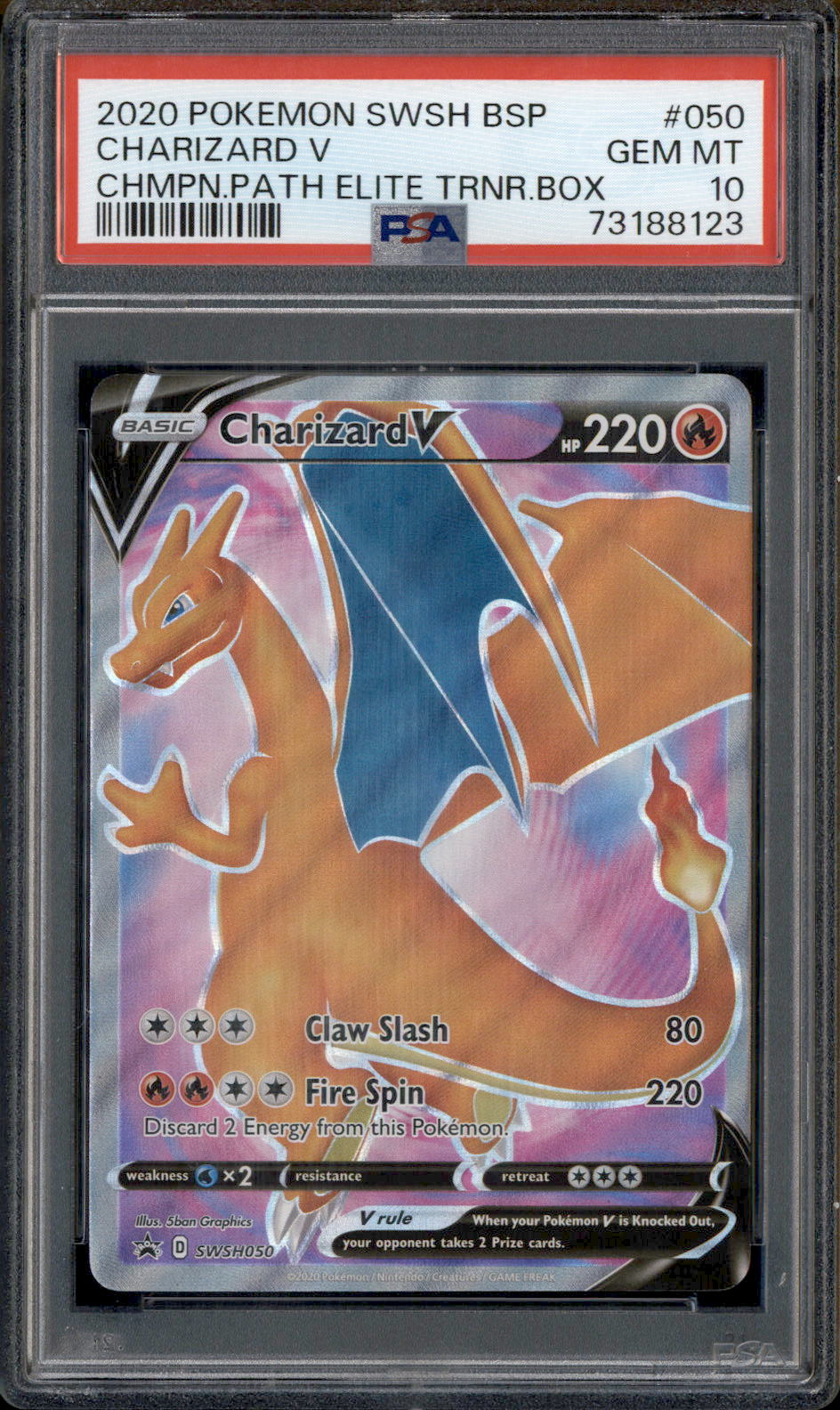 Charizard V POKEMON Champions Path purchases PSA 10!