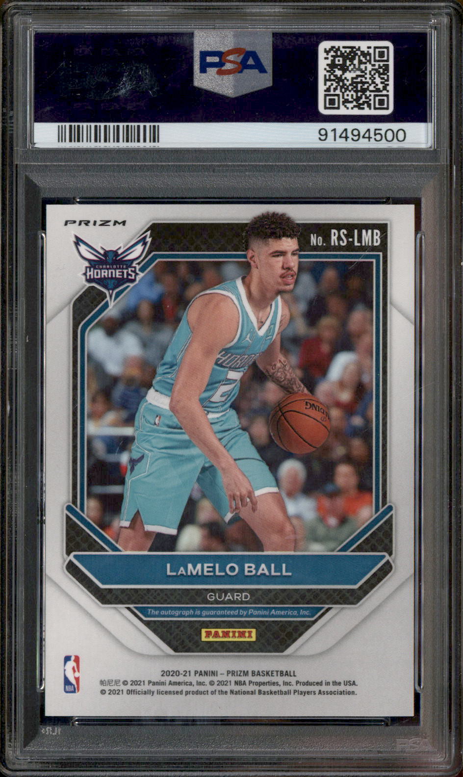 2020 Panini Prizm Rookie Signature Choice Prizm LaMelo Ball RC Auto PS –  Burbank Cards