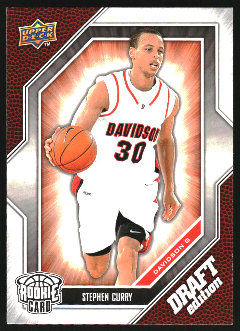 Steph curry rookie deals card upper deck