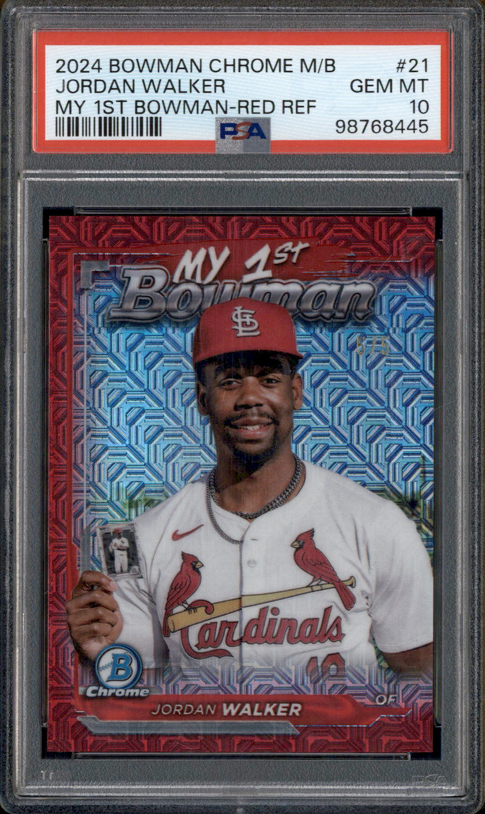 JORDAN WALKER 1st Bowman Chrome discount REFRACTOR