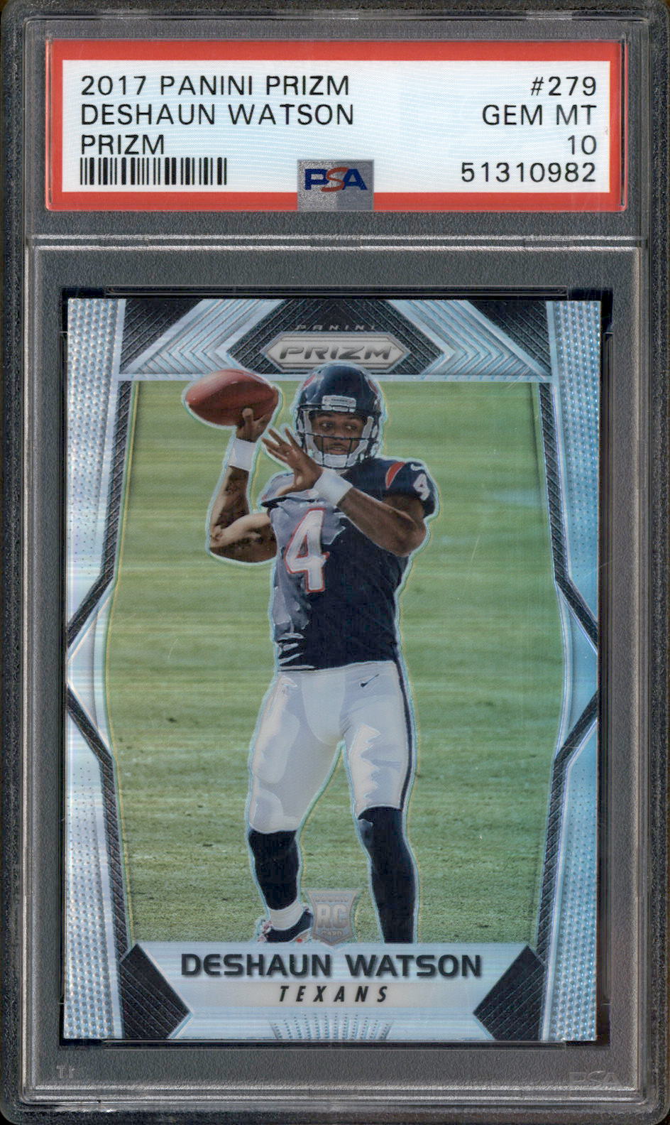 *Panini Deshaun Watson Blue Fluorescent outlet Prizm*