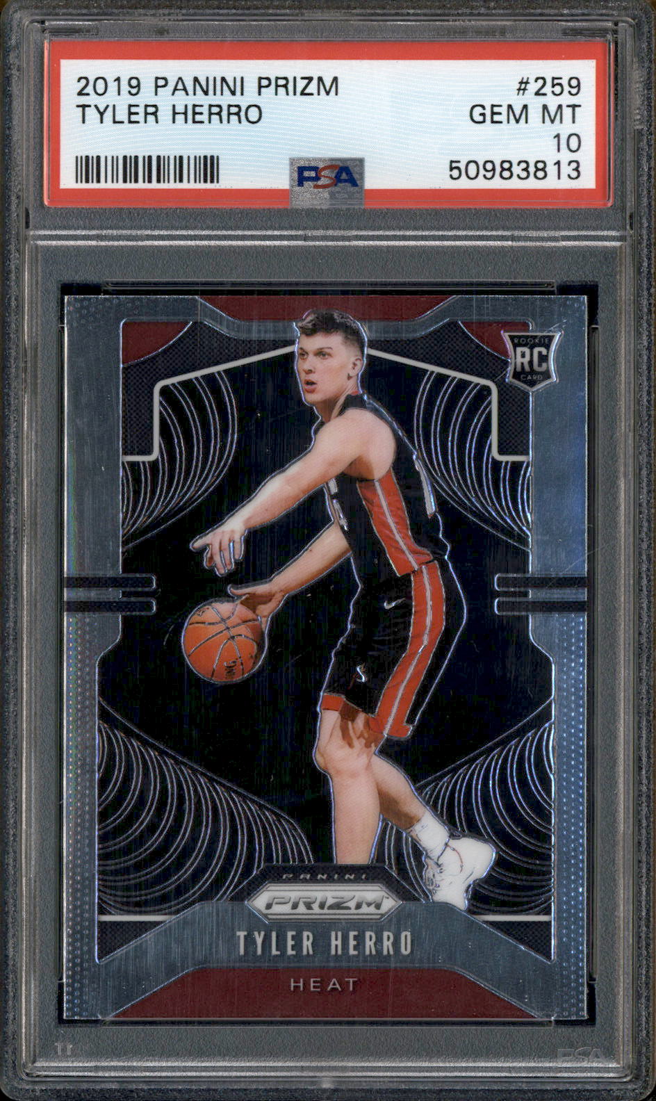 2020-21 Panini Donruss Optic 2024 Checkerboard Prizm Tyler Herro #61