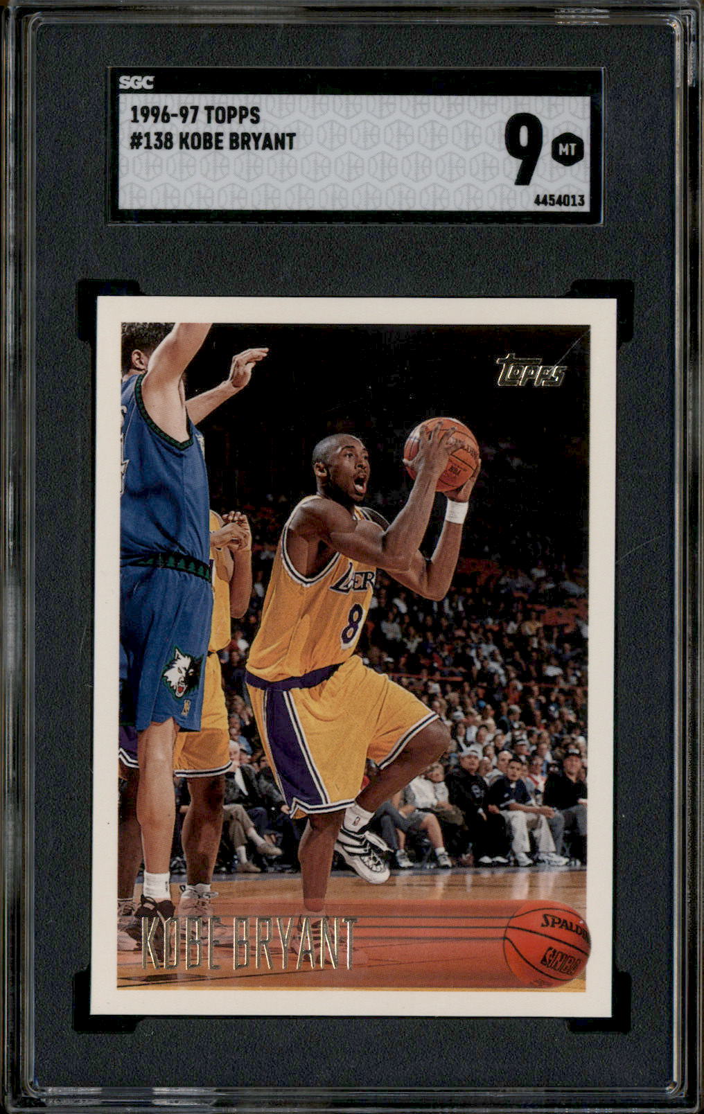 KOBE deals BRYANT 1996-97 TOPPS ROOKIE RC CARD #138