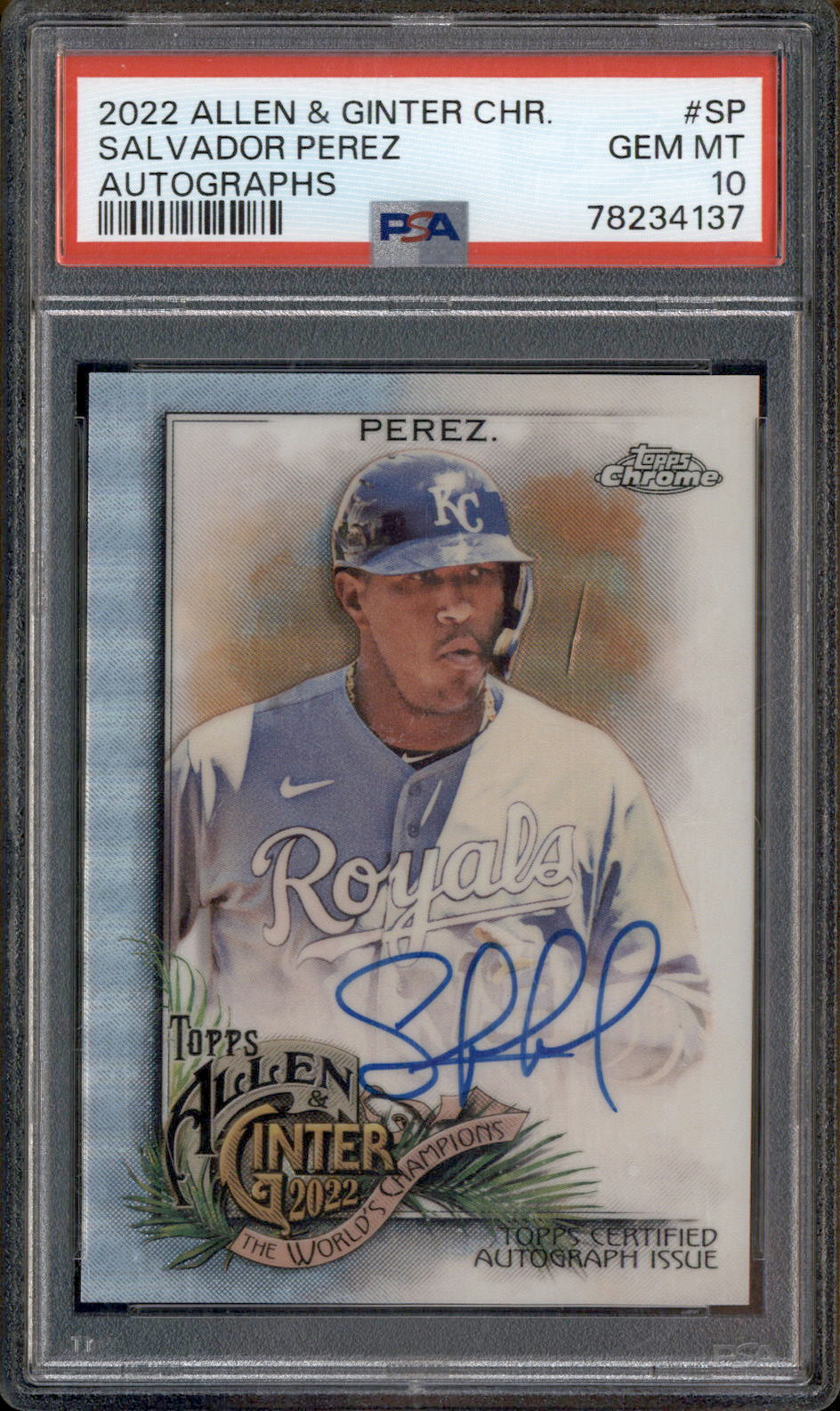 Salvador Perez fashion psa 10