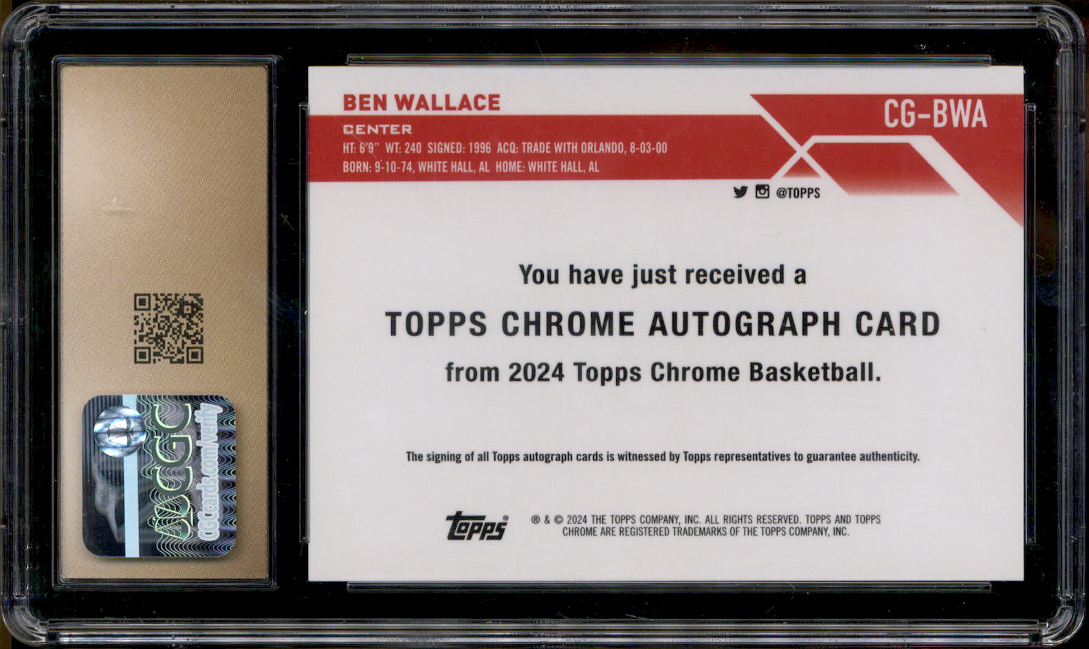 その他 UD Ben Wallace auto card その他 UD Ben Wallace auto card Upper Deck Ben Wallace
