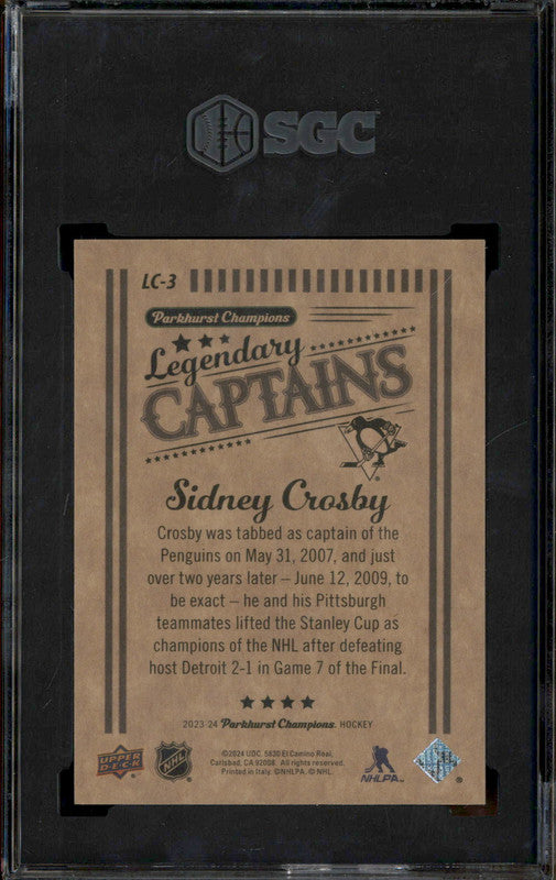 2023-24 UD Parkhurst Champions Legendary Captains #LC3