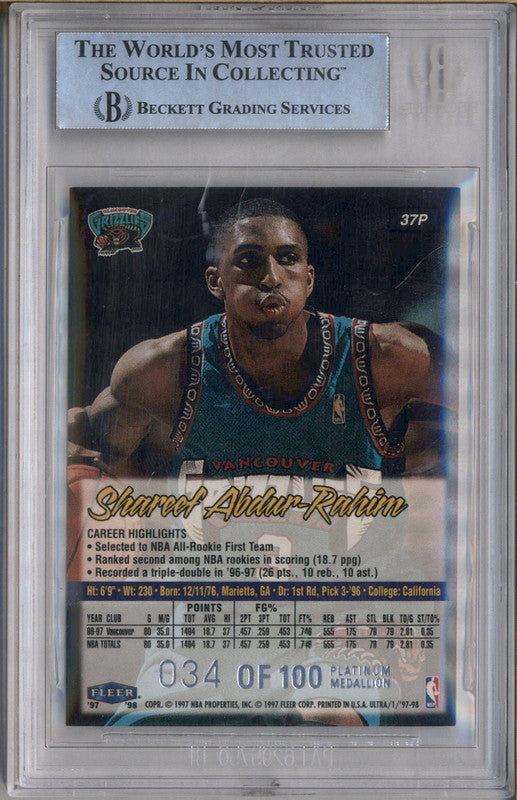 97-98 Fleer Ultra Platinum Medalion Kevin Willis /100 1997-98 Ultra Platinum Medallion question - Blowout Cards Forums