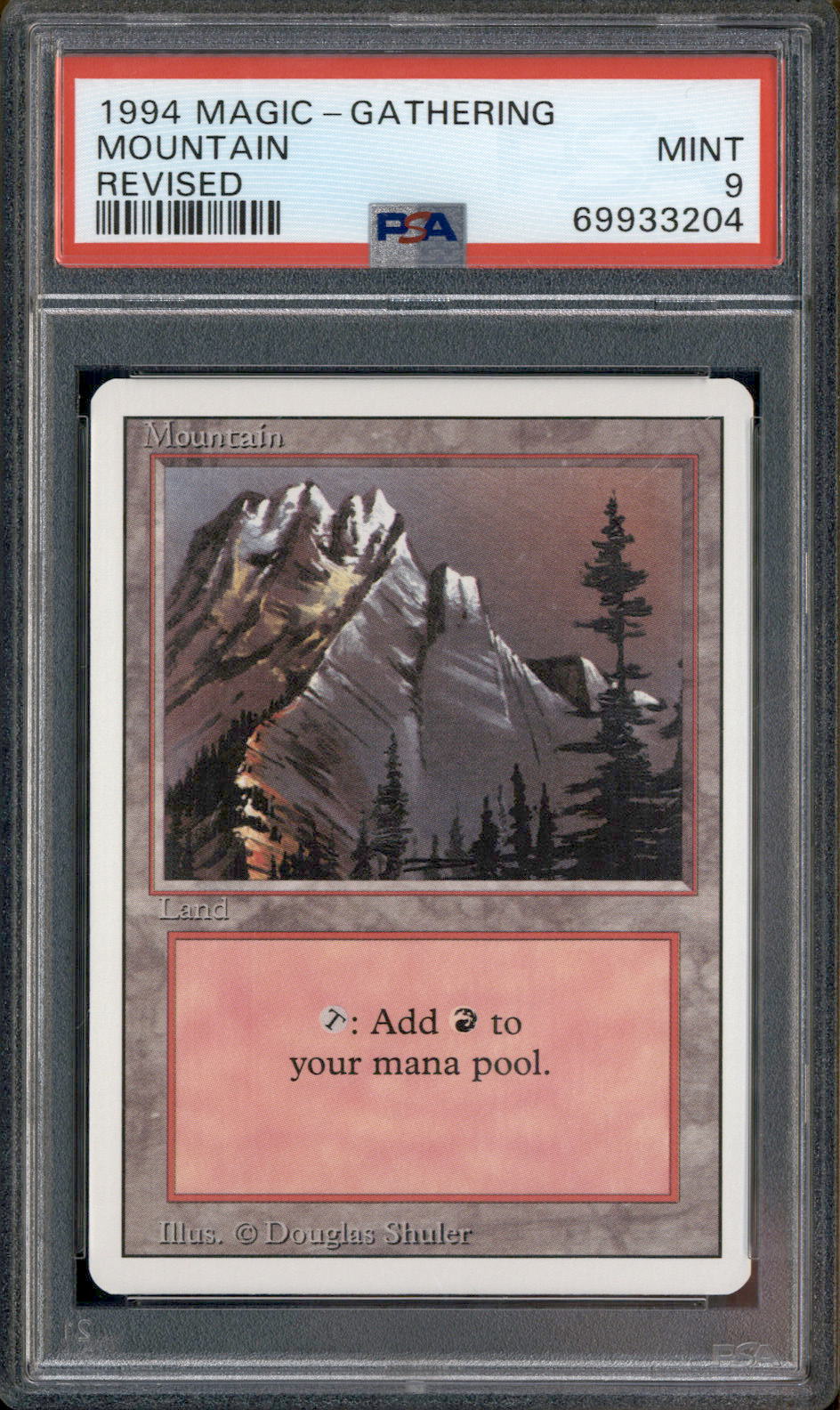 【SALE／55%OFF】 Revised Gathering the Magic 1994 Mountain Cards Burbank – 9 PSA マジック：ザ・ギャザリング