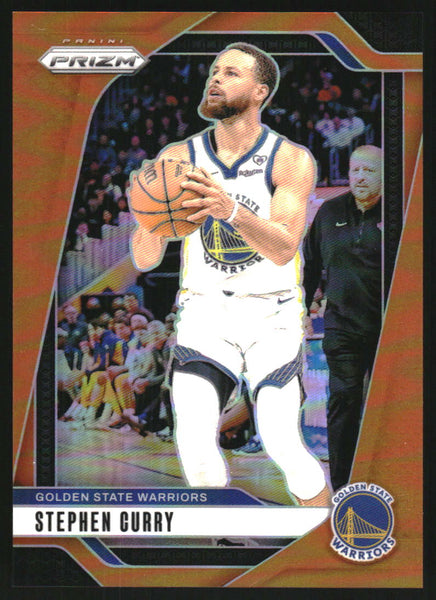2021-22 Panini Prizm Steph Curry 75th Anniversary Blue