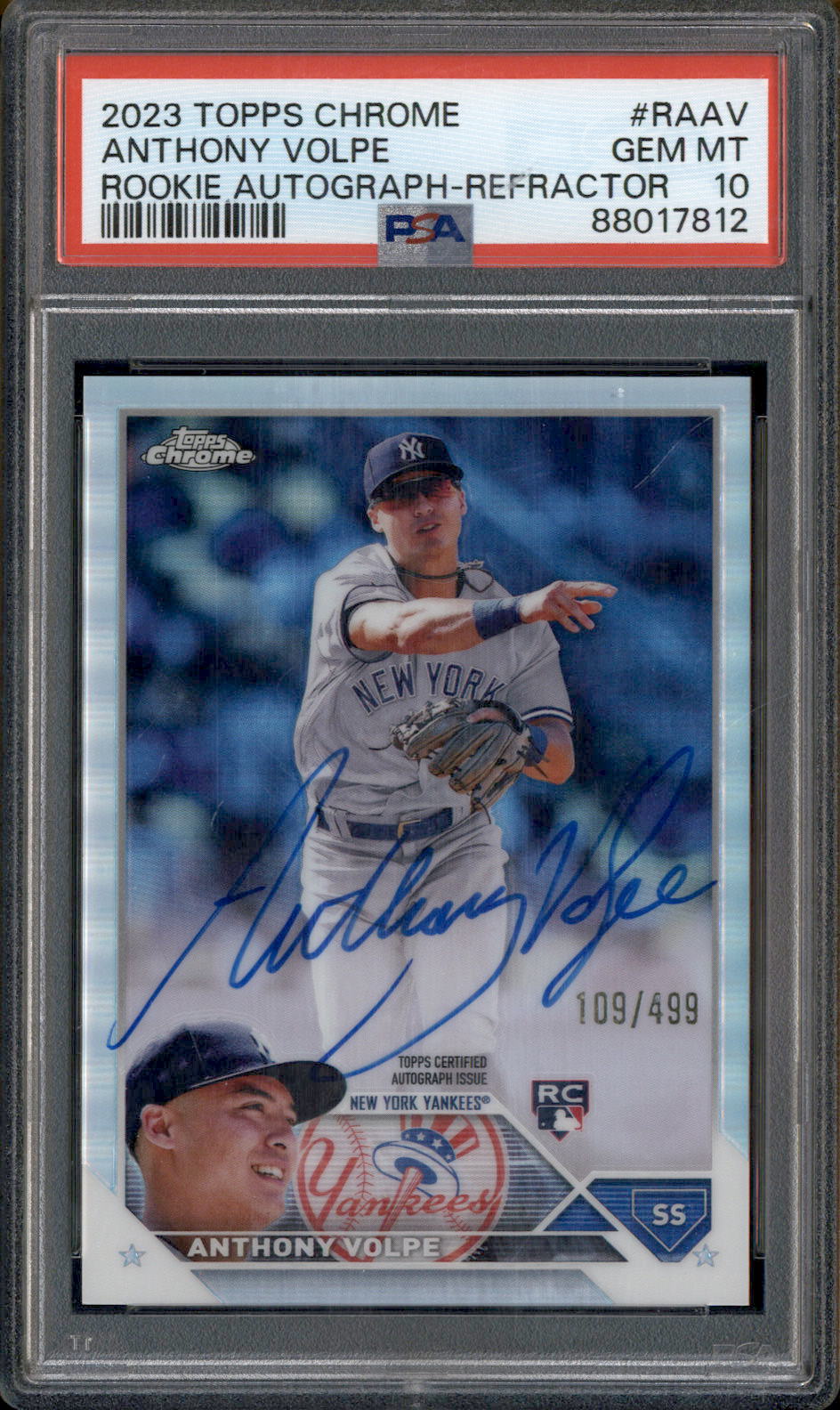 アンソニーボルピー 世界に25枚限定 ヤンキース ルーキーカード 【公式