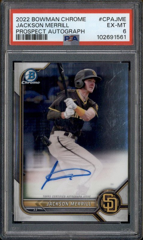 TOPPS PRO DEBUT JACKSON MERRILL オートグラフ（On-Card Auto-Relic 